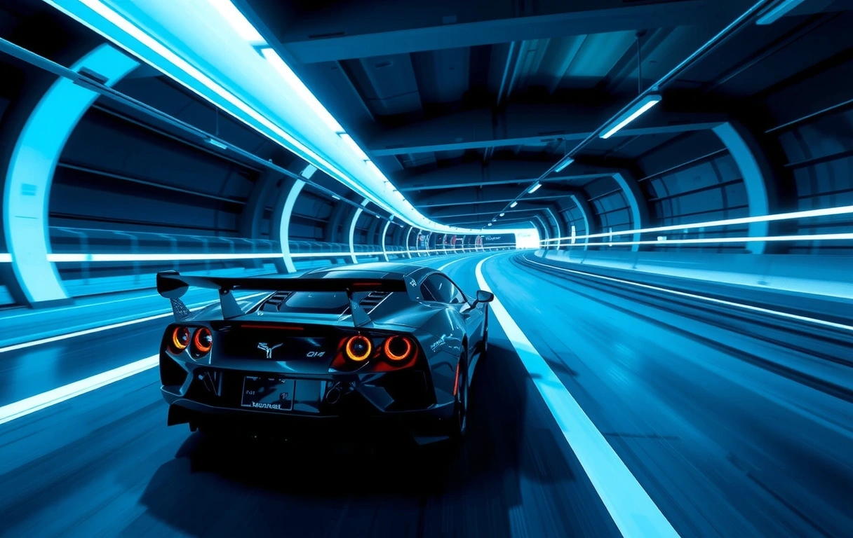 Neon Velocity Visual